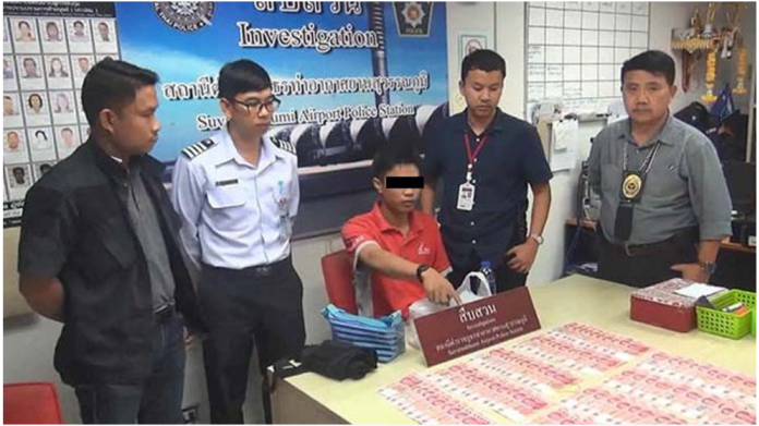 Police-Arrest-Baggage-Handler-Bangkok