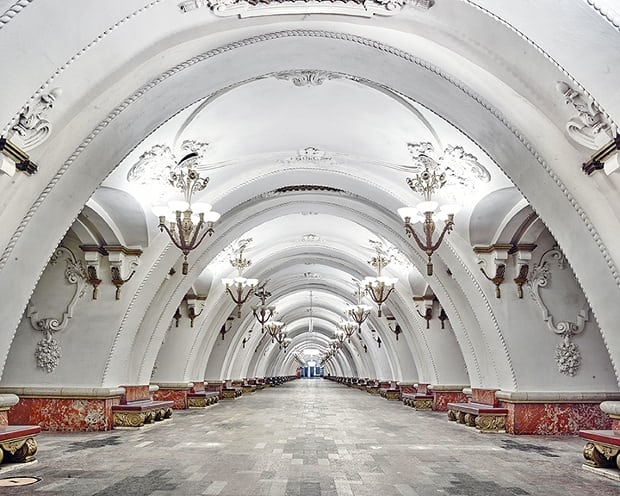 Arbatskaya-Metro-Station-Moscow